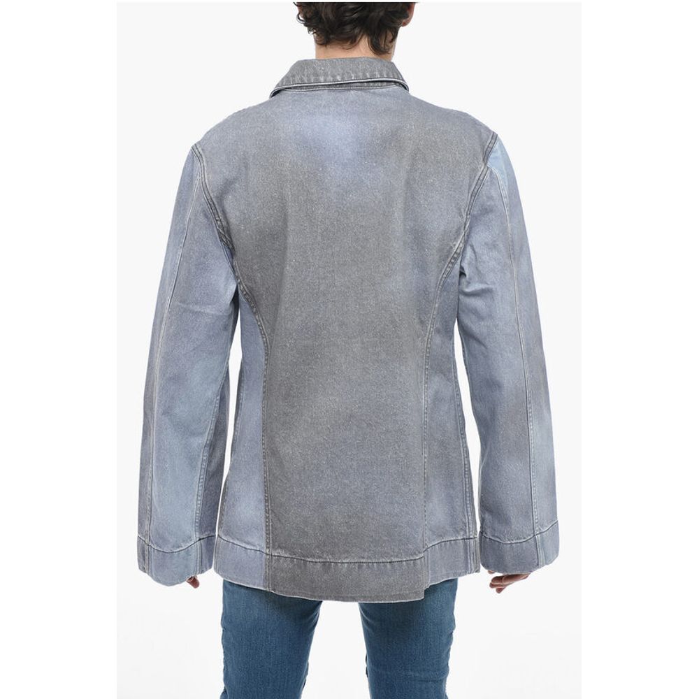 Objects IV Life Two-toned Denim Jacket with Loose Fit