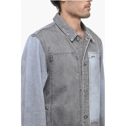 Objects IV Life Two-toned Denim Jacket with Loose Fit