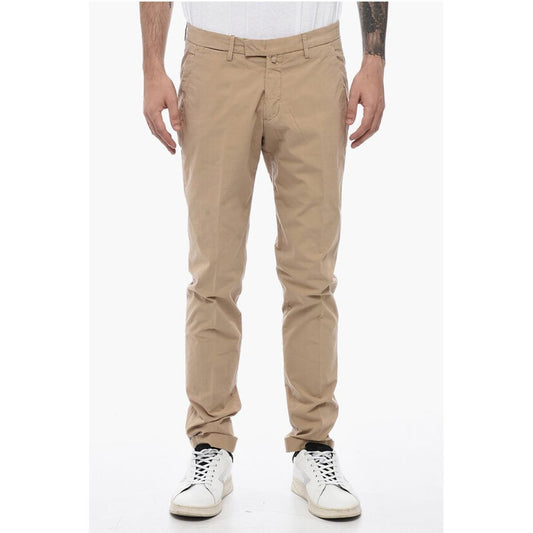 Briglia 1949 Slim Fit Trousers with Welt Pockets