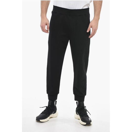 Neil Barrett Skinny Fit JUMBLED BOLTS Sweatpants with Embroideries