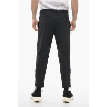 Neil Barrett Slim Fit JAMIE Chinos Pants with Ankle Zips