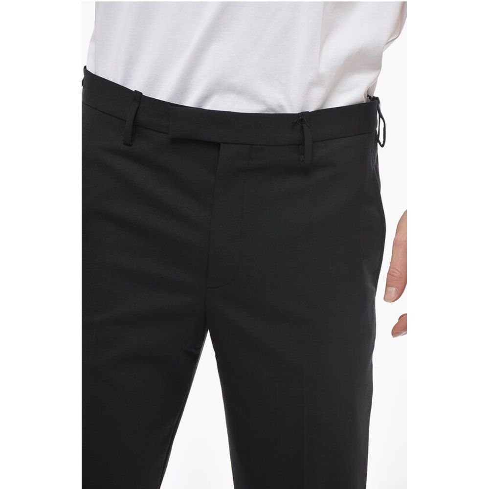 Neil Barrett Slim Fit JAMIE Chinos Pants with Ankle Zips