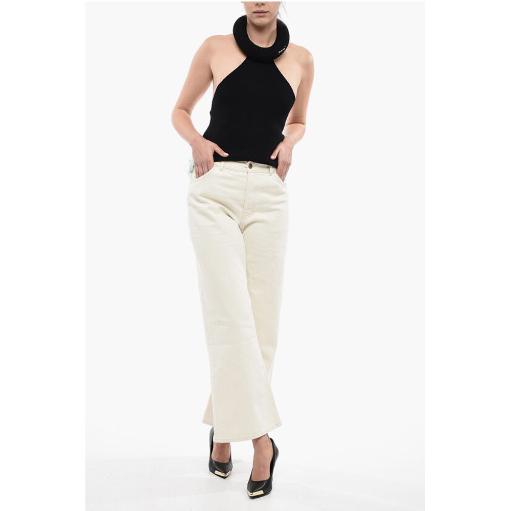 Chloé 5 Pocket Cotton Blend Palazzo Pants