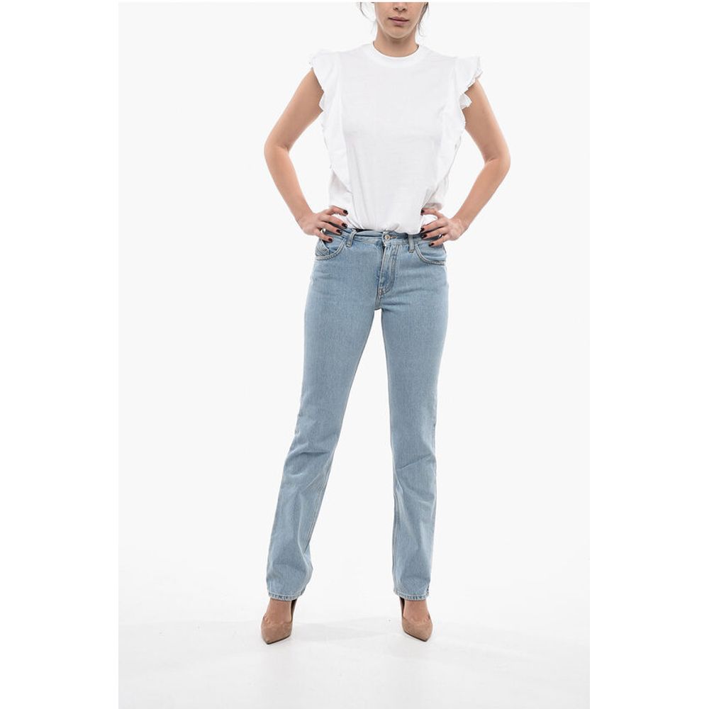 The Attico Light Wash Slim Fit Jeans 18cm