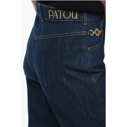 Patou Flare Fit Jeans With Jewel Details 27cm