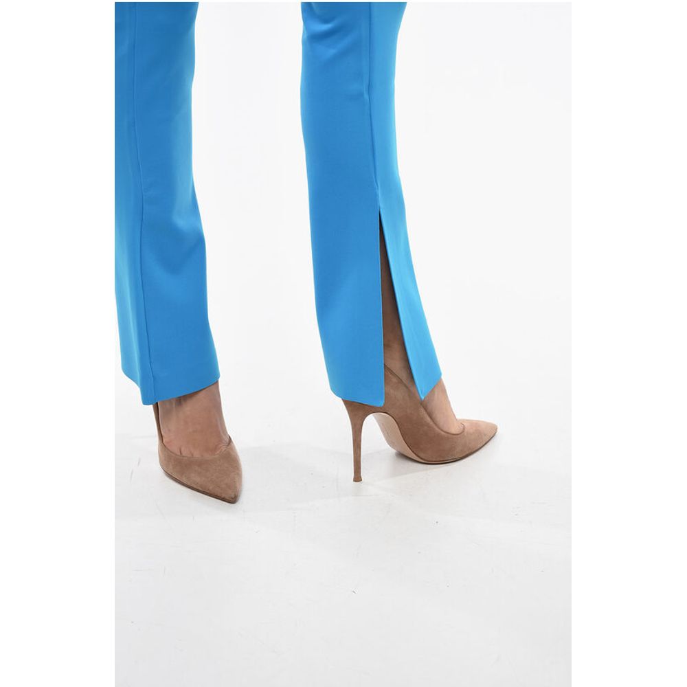 Off-White Logo Print SPLIT Flare Fit Leggings