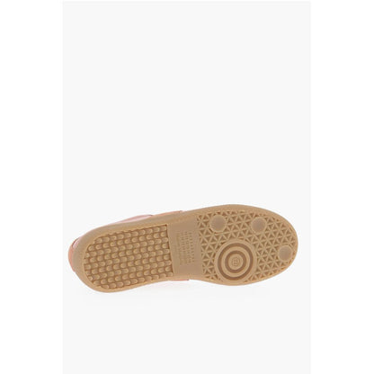 Maison Margiela MM22 Suede Low-Top Sneakers with Contrast Laces