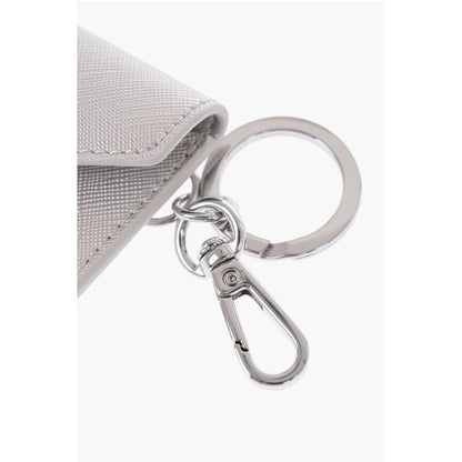 Moschino LOVE Saffiano Faux Leather Envelope Keyring