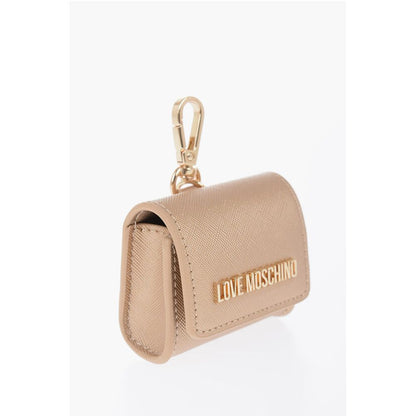 Moschino LOVE Saffiano Faux Leather Coin Purse with Key Holder