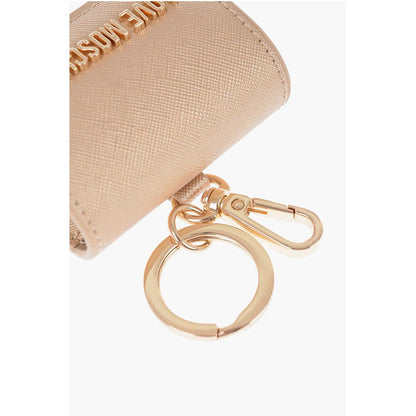 Moschino LOVE Saffiano Faux Leather Coin Purse with Key Holder