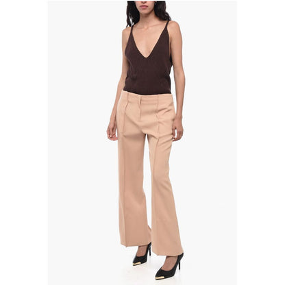 Jil Sander Wool Wide-leg Pants