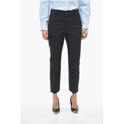 Bottega Veneta Cotton Twill Pants with Tapered Fit