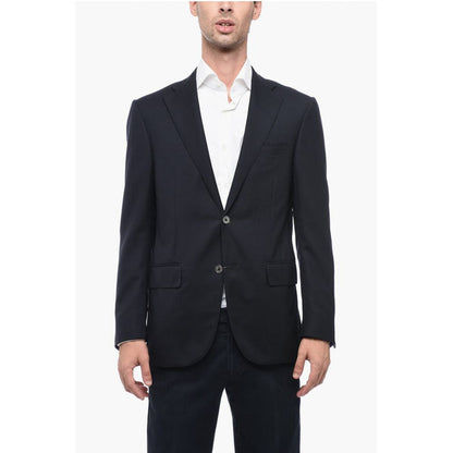 Corneliani Lined LEADER Single Breasted Blazer With Flap Pockets
