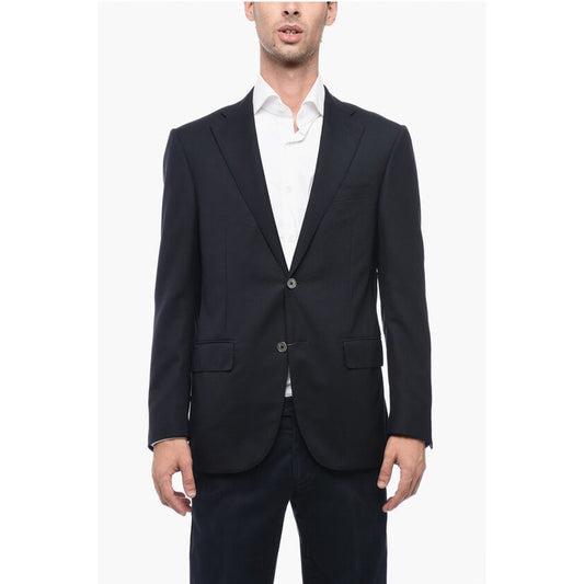 Corneliani Lined LEADER Single Breasted Blazer With Flap Pockets