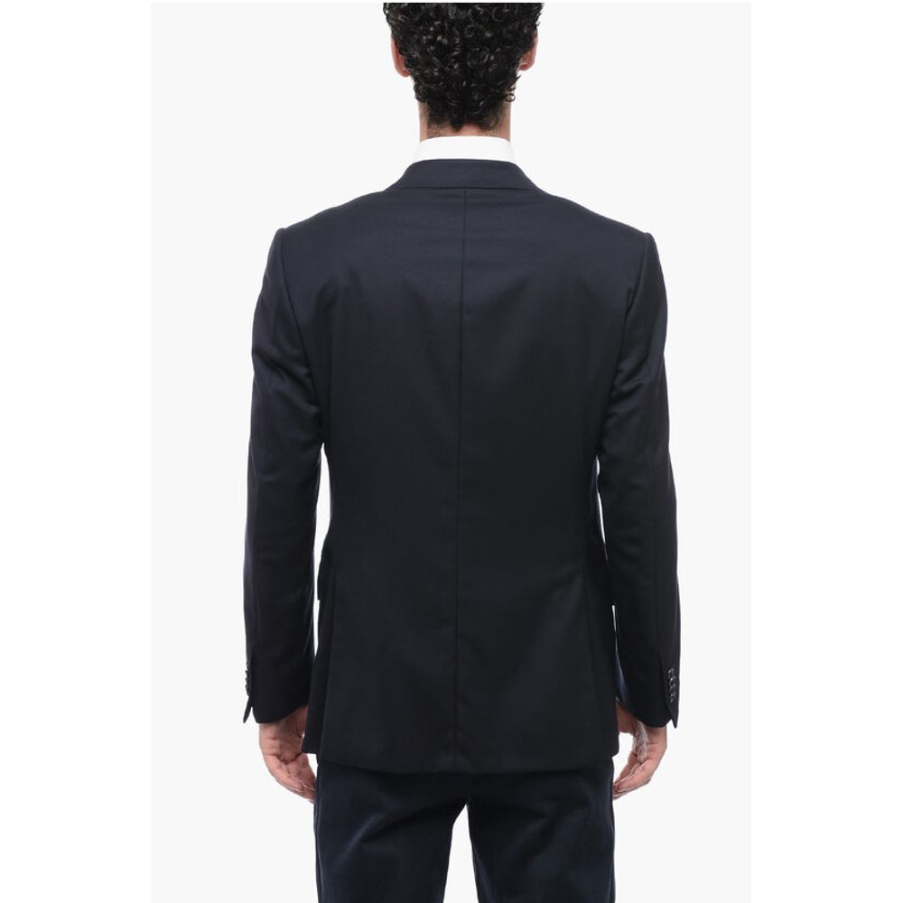 Corneliani Lined LEADER Single Breasted Blazer With Flap Pockets