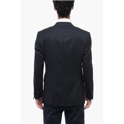 Corneliani Lined LEADER Single Breasted Blazer With Flap Pockets