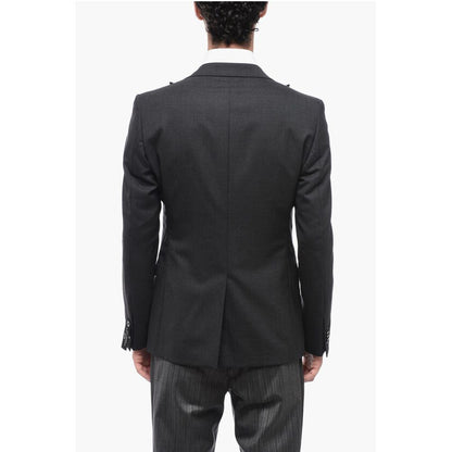Corneliani CC COLLECTION 3-Piece CERIM.RESET Suit with Pinstriped Pants