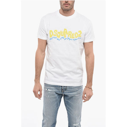 Dsquared² Crew Neck Cool Fit T-Shirt with Printed Logo