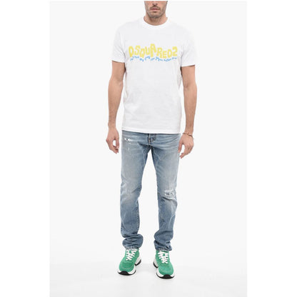 Dsquared² Crew Neck Cool Fit T-Shirt with Printed Logo
