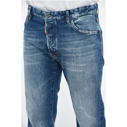 Dsquared² Bob Fit Bootcut Dèlavè Denims 30cm
