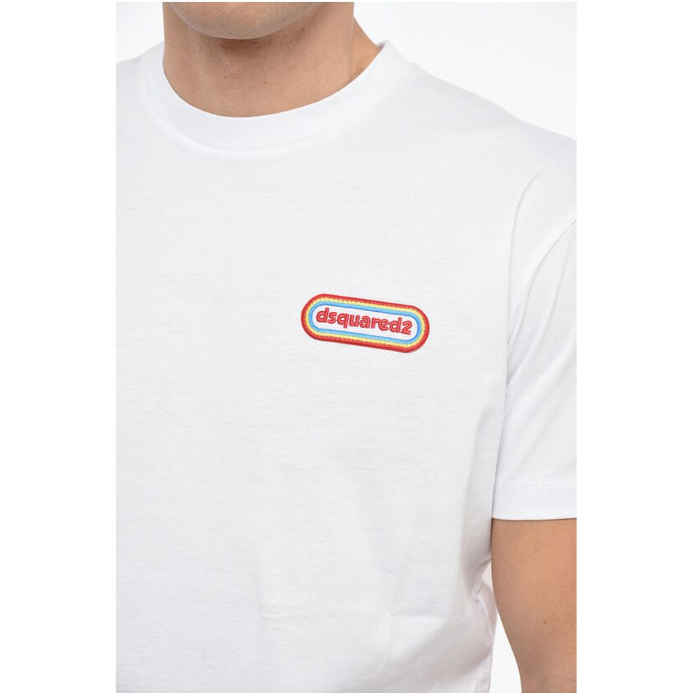 Dsquared² Crewneck ROUND COOL T-shirt with Logo Patch