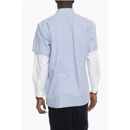 Comme Des Garçons SHIRT Awnin Striped Double Shirt with Breast Pocket
