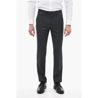 Corneliani 4 Pocket Virgin Wool Pants with Belt Loops