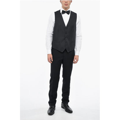 Corneliani Virgin Wool LEADER Vest with Flush Pockets