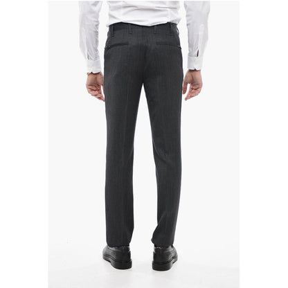 Corneliani 4 Pocket Virgin Wool Pants with Belt Loops