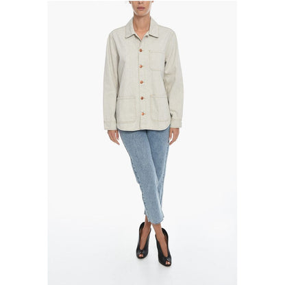 Samsoe Samsoe Denim ROSITTA Jacket with Breast Pocket