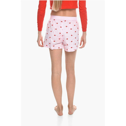 Diesel All-Over Mouths Embroidered UUBX-STARK Shorts