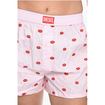 Diesel All-Over Mouths Embroidered UUBX-STARK Shorts