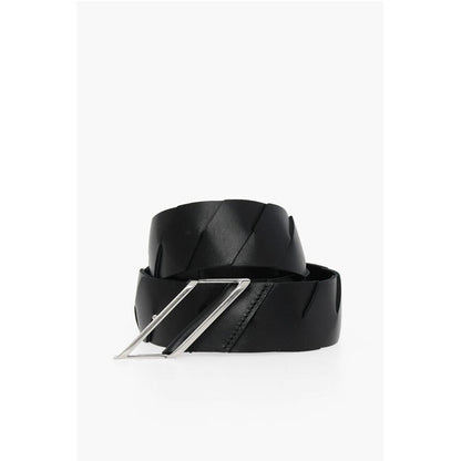 Bottega Veneta Calfskin FRENCH Belt with Decorative Buckle