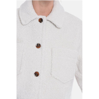 Samsoe Samsoe Teddy DIORA Coat with Breast-pockets