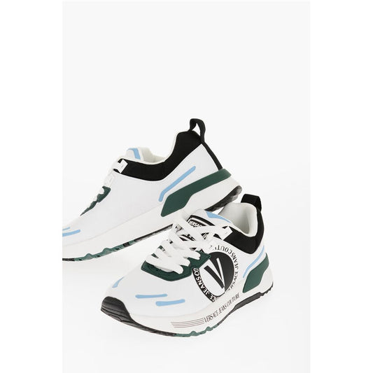 Versace JEANS COUTURE Fabric DYNAMIC Low Top Sneakers with Contrasti