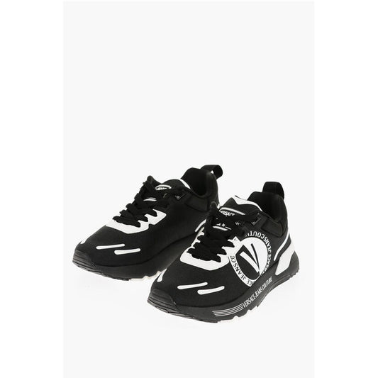Versace JEANS COUTURE Fabric DYNAMIC Low Top Sneakers with Contrasti