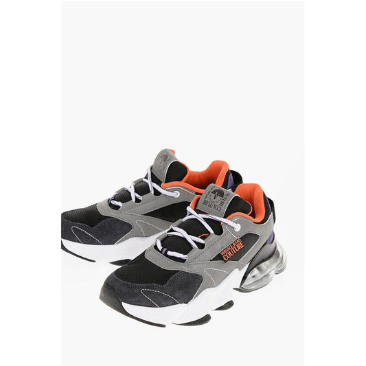 Versace JEANS COUTURE Fabric NOMO Sneakers with Suede Trims and Air