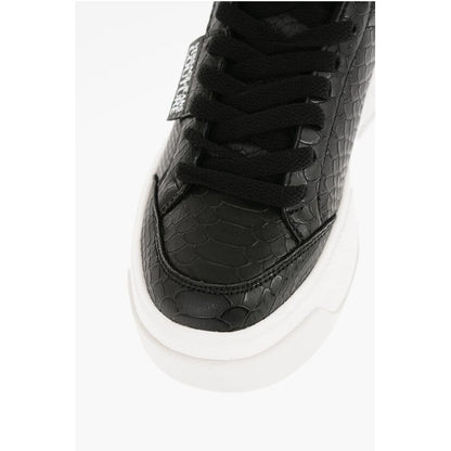 Versace JEANS COUTURE Python Effect Faux Leather RAVEWING Sneakers w