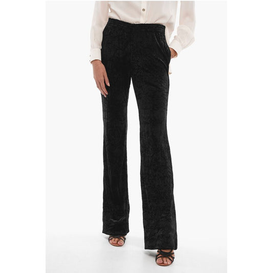 Saint Laurent Velvet Loose Fit Pants