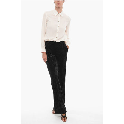 Saint Laurent Velvet Loose Fit Pants