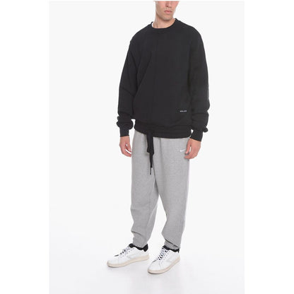 Botter Brushed Cotton Crew-neck Sweatshirt with Elastic Hem
