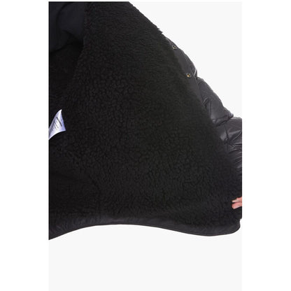 Dsquared² Quilted Shearling Jacket with Logo Patch