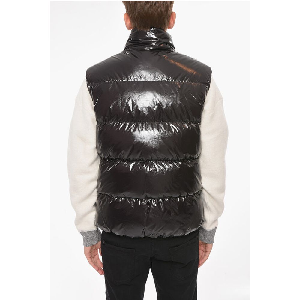 Dsquared² Nylon Down Vest Jacket with Logo