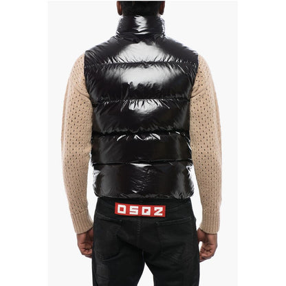 Dsquared² Nylon Down Vest Jacket with Logo
