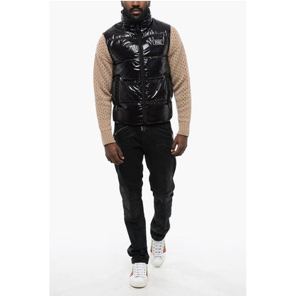 Dsquared² Nylon Down Vest Jacket with Logo