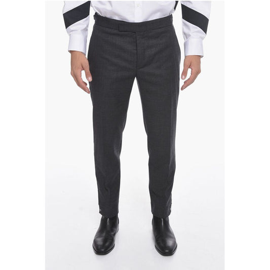 Neil Barrett Slim-fit Trousers with Buckles and Buttons at the Hem