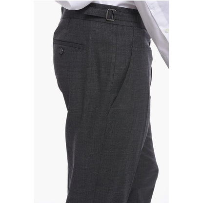 Neil Barrett Slim-fit Trousers with Buckles and Buttons at the Hem