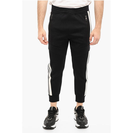 Neil Barrett Skinny Fit Joggers with Contrasting Side Bands