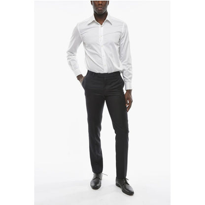 Corneliani Virgin Wool Pleated Pants