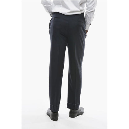 Corneliani Virgin Wool MANTUA Pants with Pleat